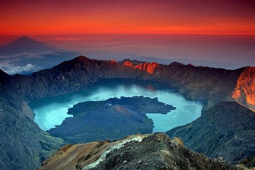 Online bestellen: Bouwsteen 2 dagen Rinjani trekking