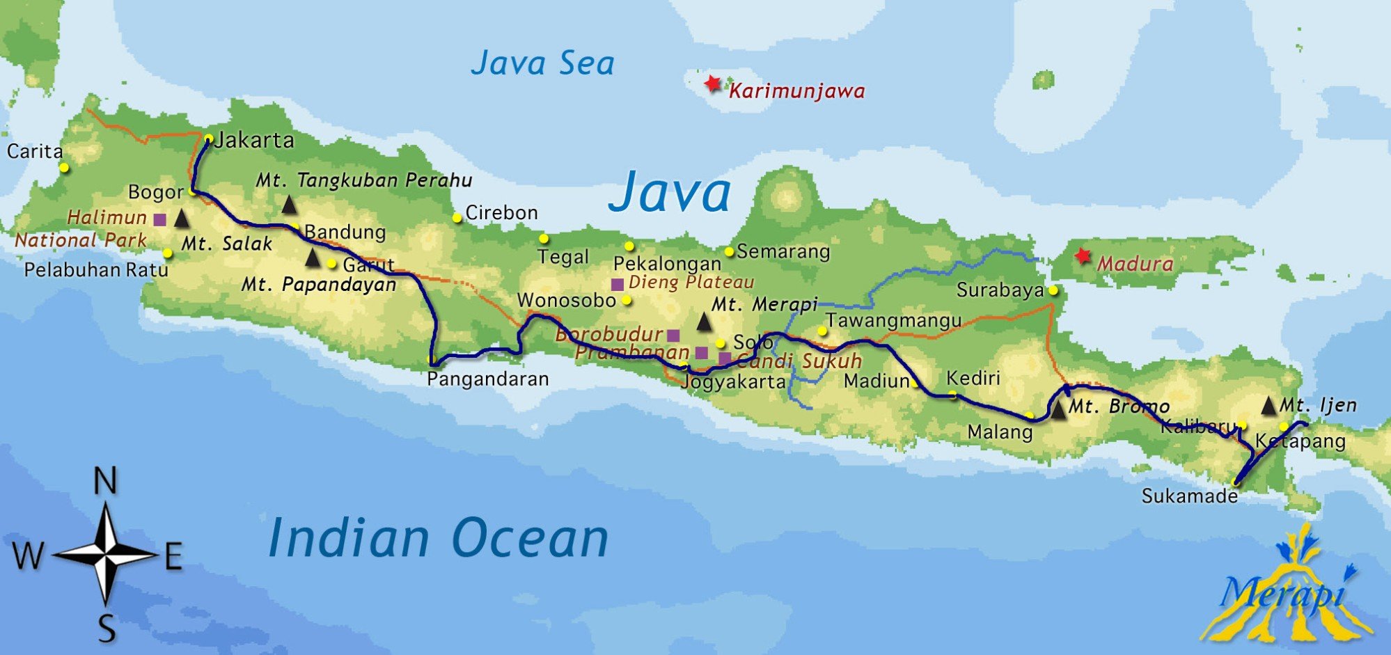 Online bestellen: Rondreis 22 dagen avontuurlijk en cultureel Java en Bali