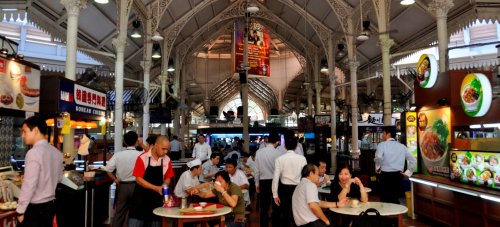 Singapore food court