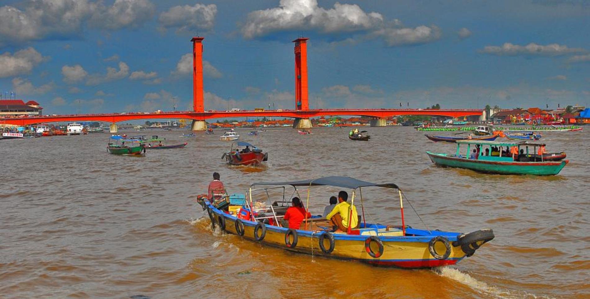 Palembang Musi rivier