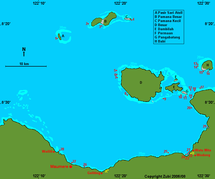 Maumere dive spots